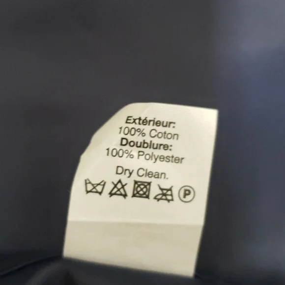 New Womens Navy Blue One Button  Front Closure J Crew 100% Cotton Blazer - Picture 6 of 7